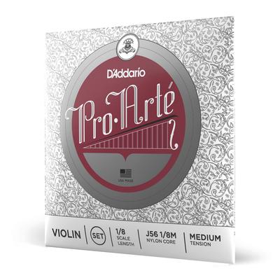 Violin Strings Set J56 Medium Tension D'Addario Pro/Arte 1/8M []