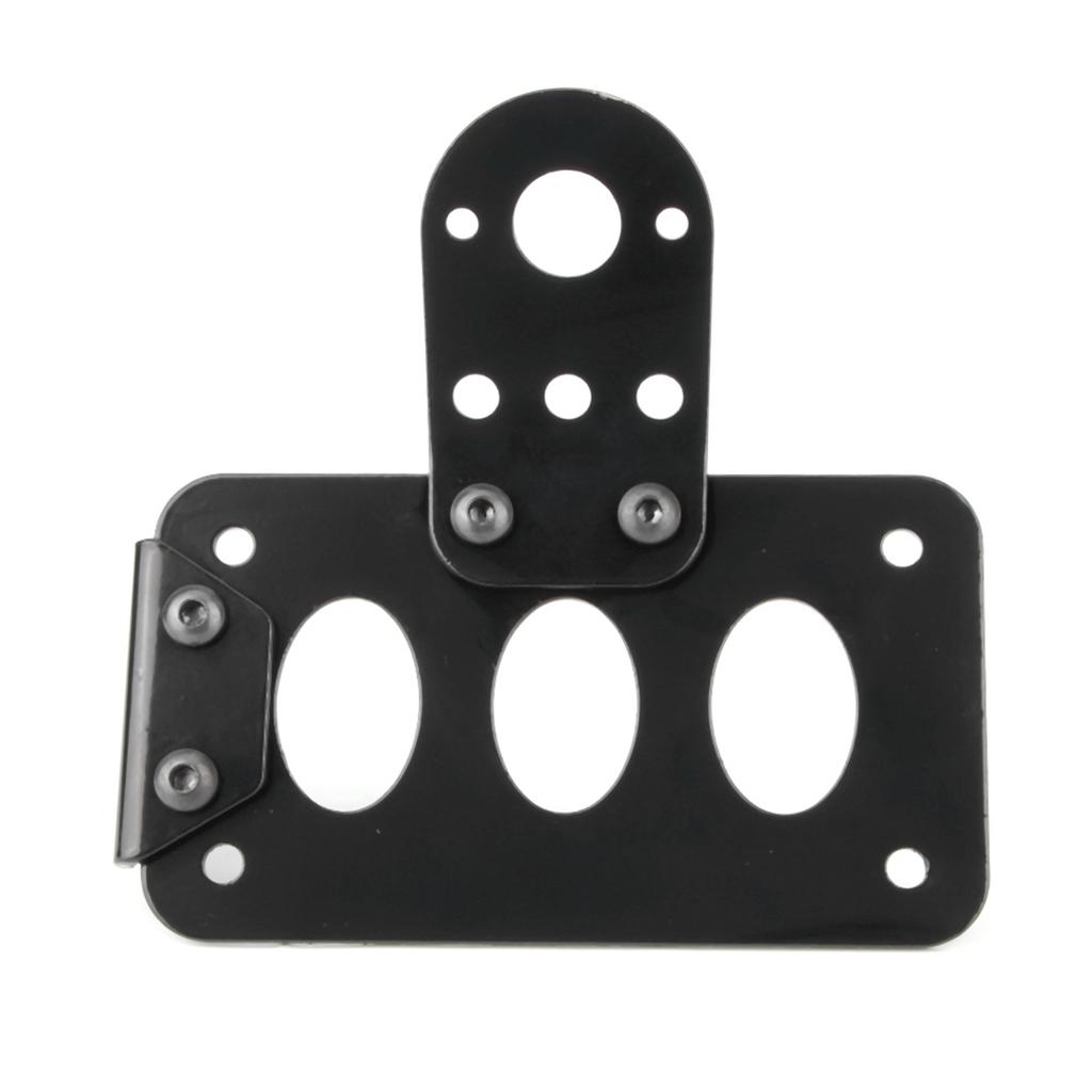 Retro Motorcycle License Plate Frame Holder Bracket Modification Parts