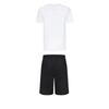 Adidas Taekwondo Round Neck Pullover Short Sleeve T-Shirt Fashion Lace-Up Simple Shorts Casual Sports Suit ADICLTS24CTK-WG+S21ATMSH3T-BW