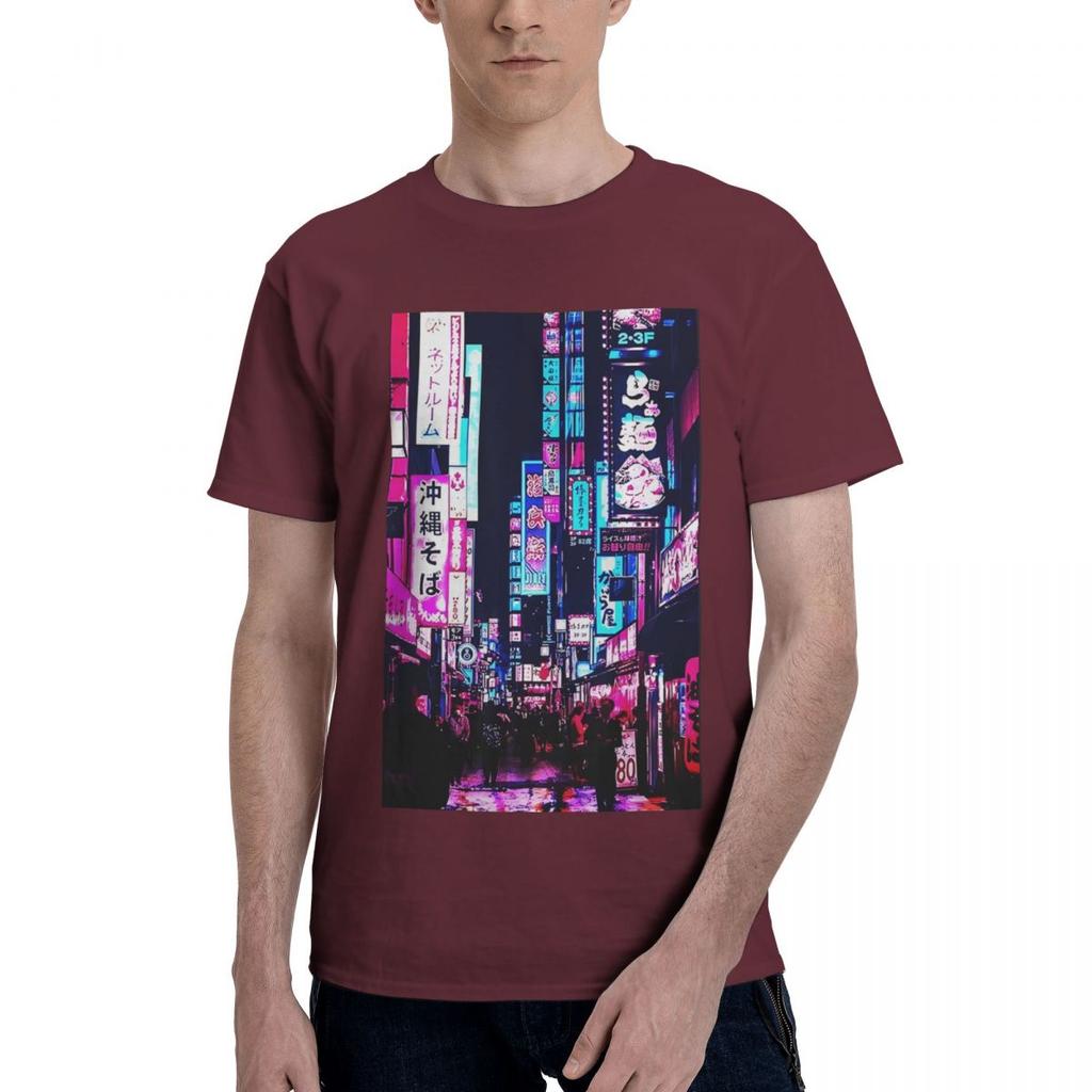 Tokyo Japan 100 Cotton Casual Breathable Confortable Manga Funny Ugus TShirts Clothes Men