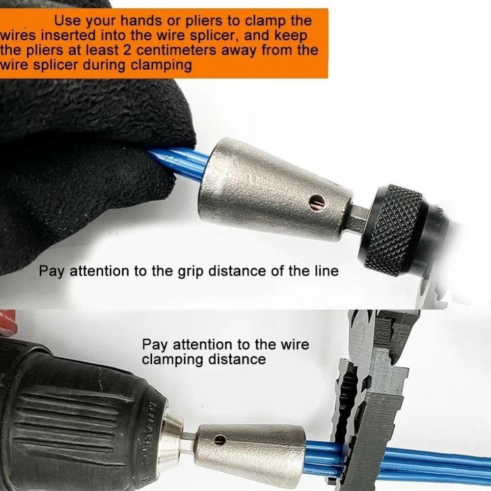 Metal Wire Stripper Automatic Twisting Splitter Cable Device Wire Twisting Tool  Power Drill