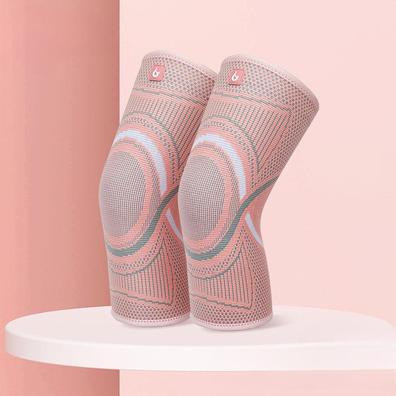 Sports knee pads for women running dance basketball meniscus protection professional fitness knitted knee sleeve gear