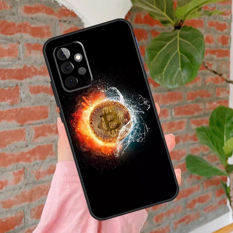 

BTC Bitcoin Case For Samsung Galaxy A55 A35 A25 A15 A53 A33 A13 A51 A71 A12 A32 A52 A14 A34 A54 Cover Samsung A50