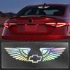 ILL3   Colorful Reflective Laser Angel Wing Styling Car Trunk Door Stickers For Cruze Lacetti Captiva SS Z71 Equinox Sonic