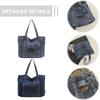 Women Denim Shoulder Bag Fashion Shoulder Purse Large Capacity Simple Tote Handbag Stylish Shopping bag Outdoor Travel Bags sac