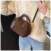 Herbst und Winter neue Nischentasche Damen Plüsch Kissen Tasche lässige tragbare Schulter Messenger Bag