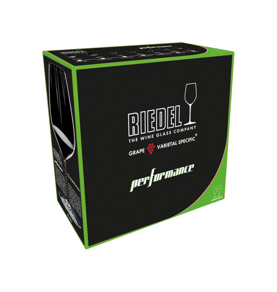 Authentic RIEDEL Performance Red Wine Glass Pair Set, Cabernet/Merlot, 834ml, 6884/0