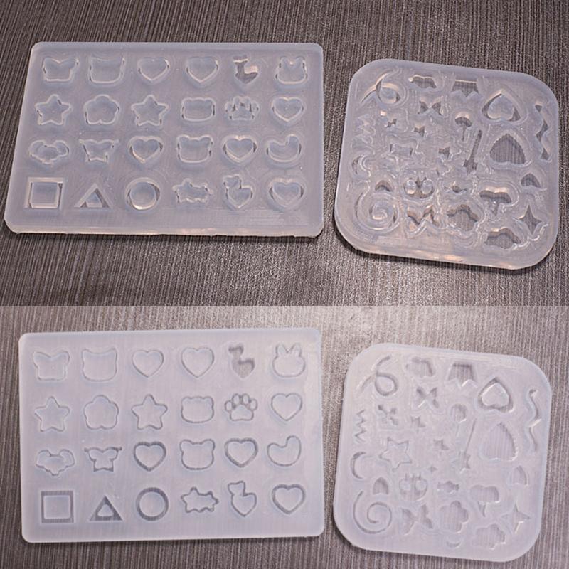 Moule en silicone à sables mouvants en bande de couleur, moule à tasse à secouer en résine pour pendentif, bijoux, porte-clés, décoration, fabrication de bricolage