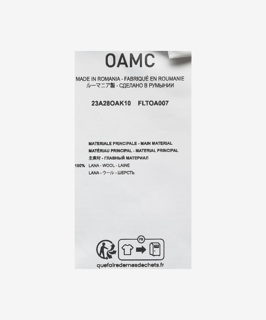 OAMC Whistler Logo High-Neck Knit - Black / 23A28Oak10Fltoa007001