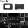 Carbon Fiber 4WD Switch Panel Cover & Power Socket Trim For Ford F150 2015-