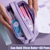 3D Kawaii Pencil Case Pouch Decompressed Pen Bag Cute Waterproof School Supplies Aesthetic Organizer for Girls Boys Stationery