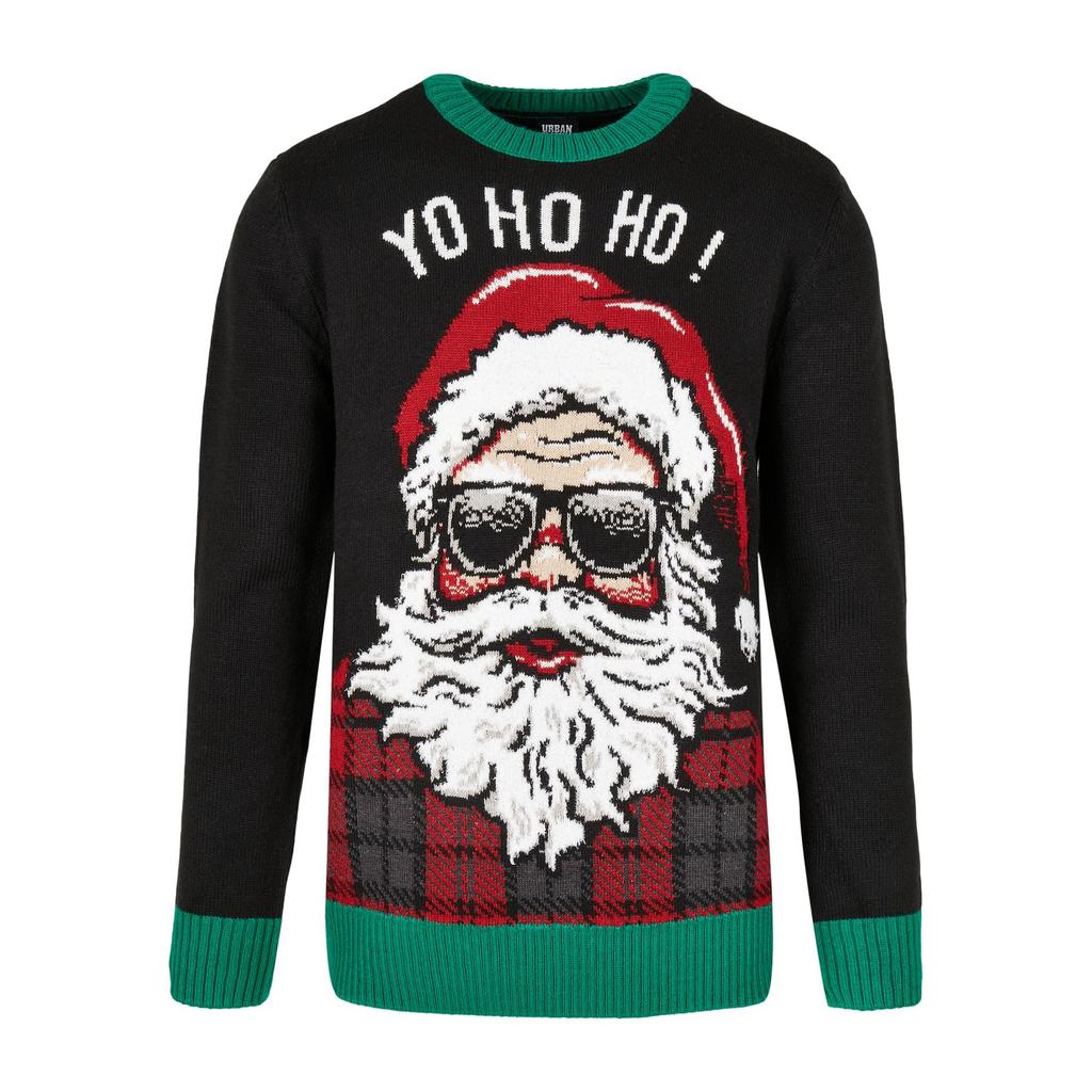 Urban Classics Mens Ho Ho Ho Jumper