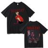 Rapper Doja Cat Candy The Scarlet Graphic Print Tshirt Unisex's Cotton Oversized T-shirt Unisex Women Fashion Hip Hop Vintage T Shirts