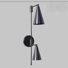 Wall Sconce Double Cone Stilnovo Style Brass Wall Lamp Mid Century Modern Bedside Light Wall Mount Sconce Home Decor Lighting New Home Gift