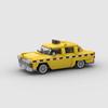 Taxi-Compatible Lego Mini MOC Building Blocks DIY Educational Car Toy Model