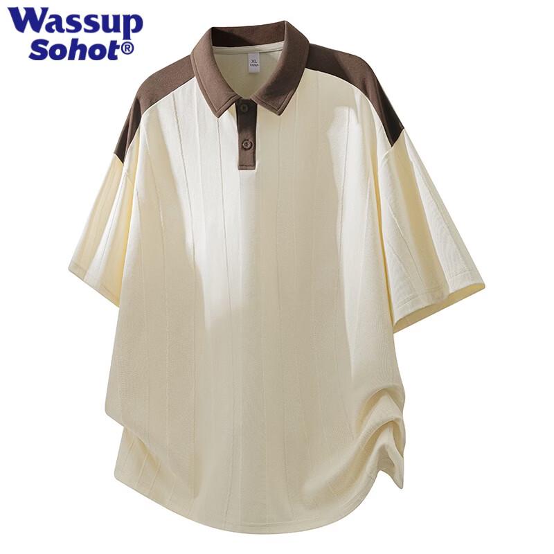 Wassup Sohot Men s Summer Short-Sleeve Top M