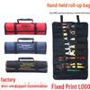 Electrician's Roll-up Tool Storage Bag - Wear-resistant, Thickened Canvas for Multifunctional Use
