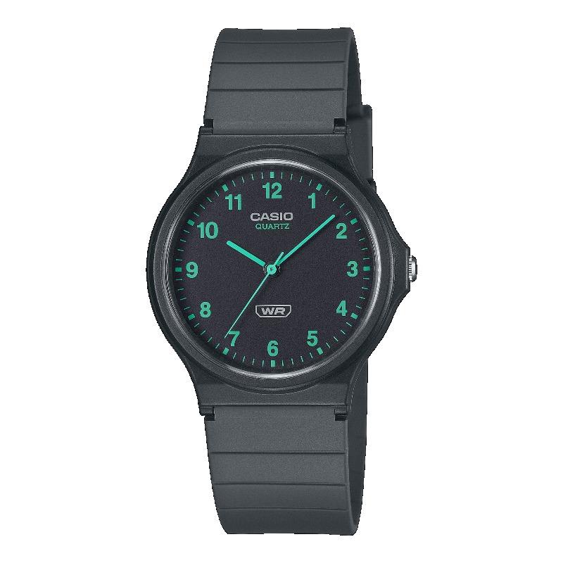 Casio Men s Resin Water Resistant Analog Quartz Watch MQ-24B-8B серый