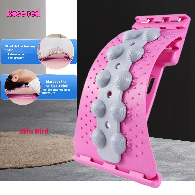 Dehnbrett für die Wirbelsäule, Lendenstütze und Rückenmassagebrett zur Korrektur eines Rundrückens; Linderung von Nervenkompression