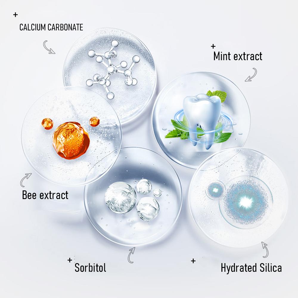 Gold Honey Peptide Complex Toothpaste Continuously Fresh Breath Refreshing Fluoride Free Protecting Teeth For Women & Men