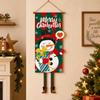 Wall Hanging Christmas Hanging Flag Snowman Xmas Banner Christmas Decorations  Indoor Outdoor