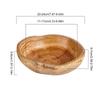 Salad Bowl Natural Wooden Rustic Containers Food Storage Mixing Serving Bowl for Fruit Vegetable Snack Food Key Jewelry Kitchen