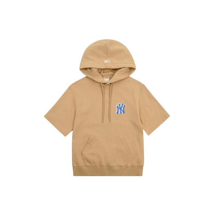 

New MLB Set-in Sleeve T-Shirt Unisex Khaki 31HD51131-50B XS