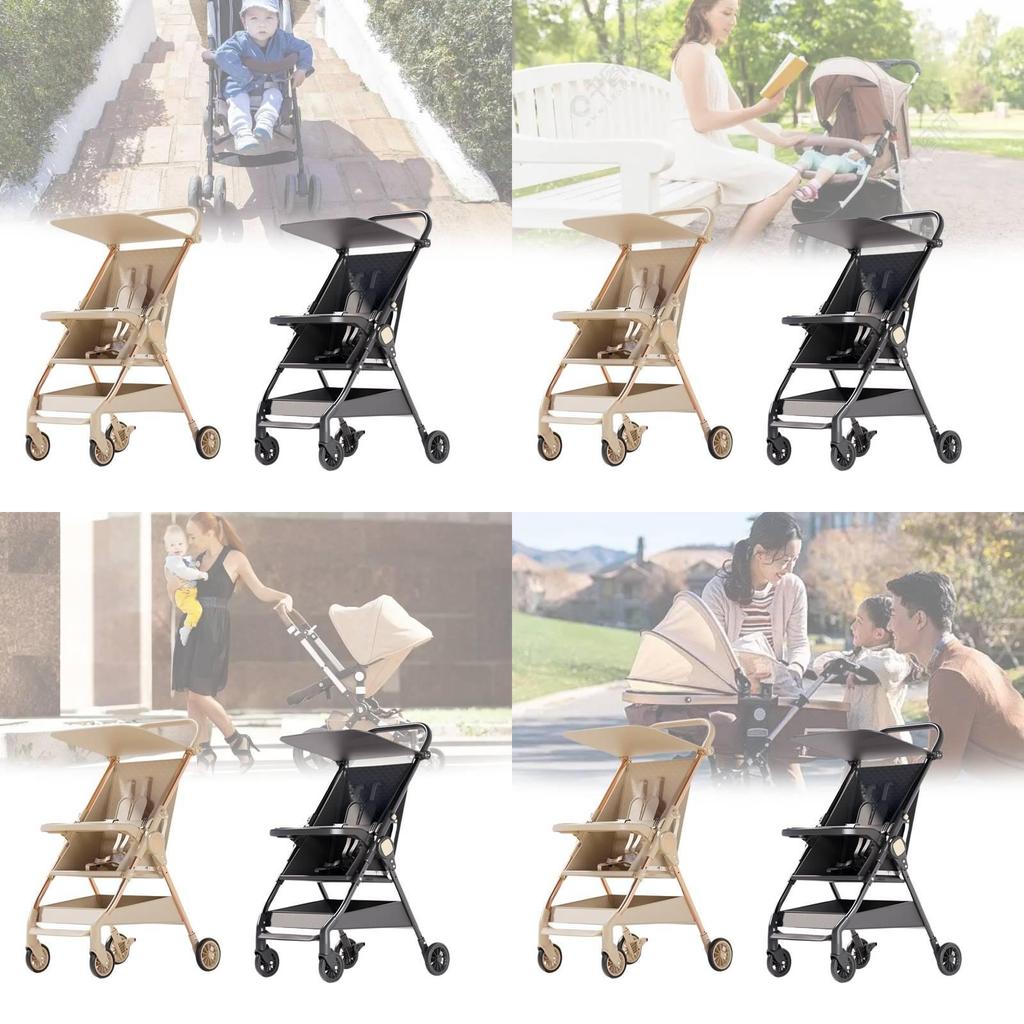 Stylish Portable Baby Stroller Compact And Foldable One Click Easy Storage For Parents