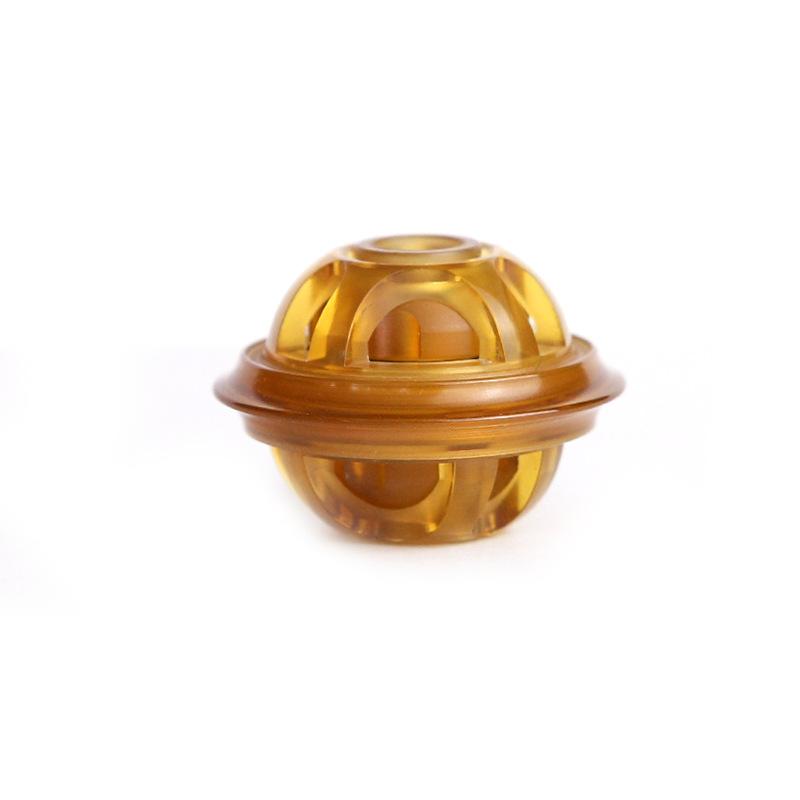 

Мини-нож-брелок UFO Fidget Spinner, ручная юла, наконечник-гироскоп, PEI, игрушки для снятия стресса, вращающиеся, снимающие тревогу, антистресс жёлтый