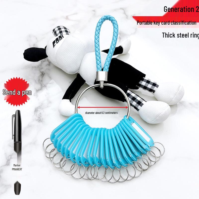 Landlord Rental Key Disk - Warehouse, Dormitory, Hotel Key Chain & Storage Management Marker