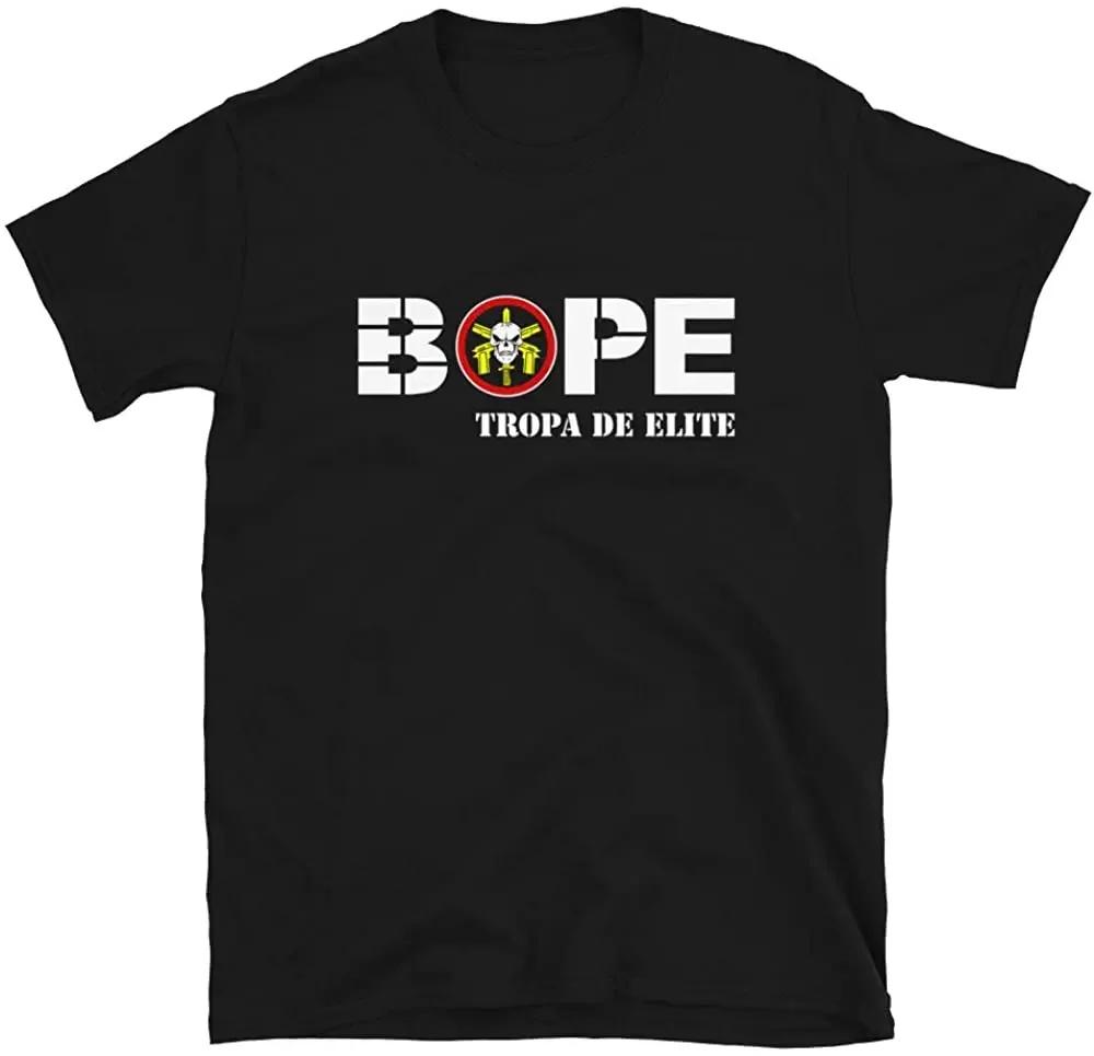 Brazil Military BOPE Elite Special Forces TShirt 100 Cotton ONeck Summer Short Sleeve Casual Mens Tshirt Size S3XL S