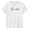 Sailboat Sunset Sailing Travel Unisexs TShirt Ocean Line Art