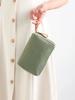 Solid Color Cosmetic Bag Women Makeup Pouch Toiletry Bag Fashion Necessaries Make Up Organizer Case Waterproof Wash Kit