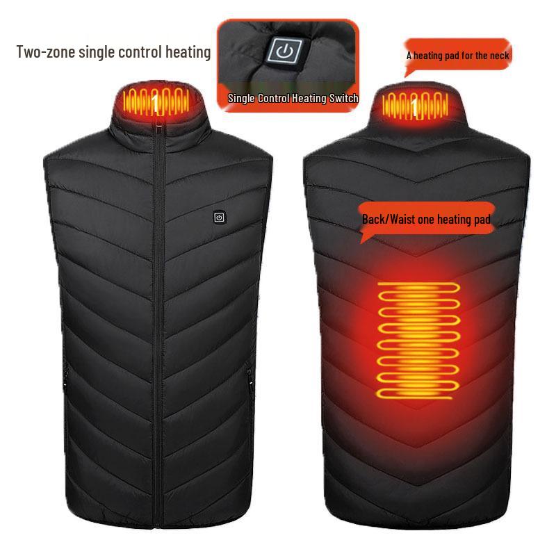 Men's USB Electric Heated Vest for Autumn and Winter