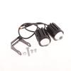 1/2PCS Universal Dual Color Spotlights Motorcycle LED Headlight Mini Driving Light Motorbike Truck Trailer Off-road Accessories