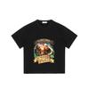 Black T-Shirt With Fishing Scene And Russian Text Best Fisherman For Outdoor Activities
