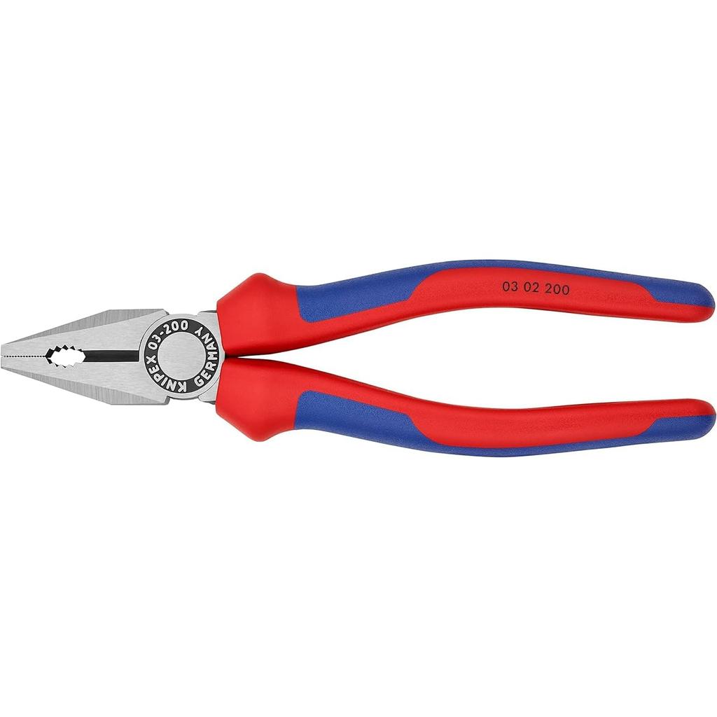 Knipex Combination Pliers Comfort Handle 200mm 0302-200