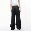 2026 New Model Personalized Design Wide-Leg Straight Jeans Men's Casual Trousers
