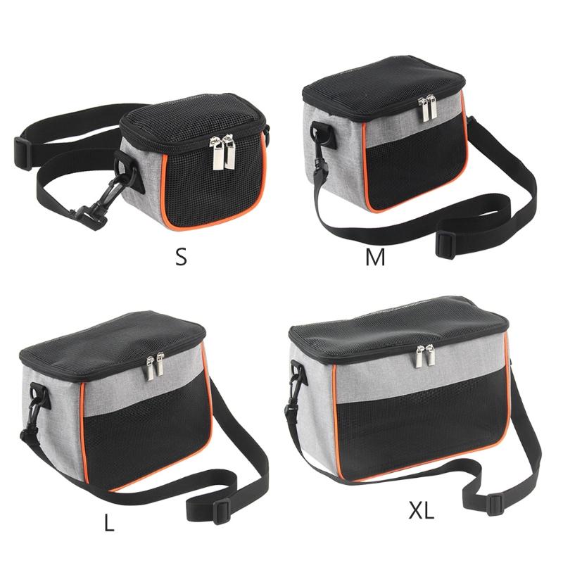 

Portable Hamster Carrier Travel Bag Pouch Small Animals Breathable Cage with Removable Adjustable Shoulder Strap for Squirrel