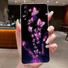 For Huawei Y6p MED-LX9 MED-LX9N Cover Huawei Y6p 2020 Case Luxury Fashion Butterfly Flowers Clear Soft Silicone TPU Phone Case