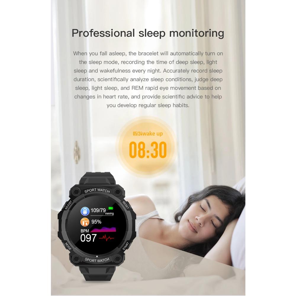 Smart Watch for Men and Women: Heart Rate Blood Pressure Monitoring with Bluetooth Fitness Tracker