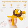 1Pc Lion Baby Teether Toy, Baby Silicone Teething Toy For Infant Toddles 0-6 Month, Bpa-Free Baby Teething Toys For Shower Gifts