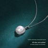 Retro Luxury Freshwater Pearl Necklace for Women - S925 Sterling Silver, Full Diamond Pendant & Clavicle Chain