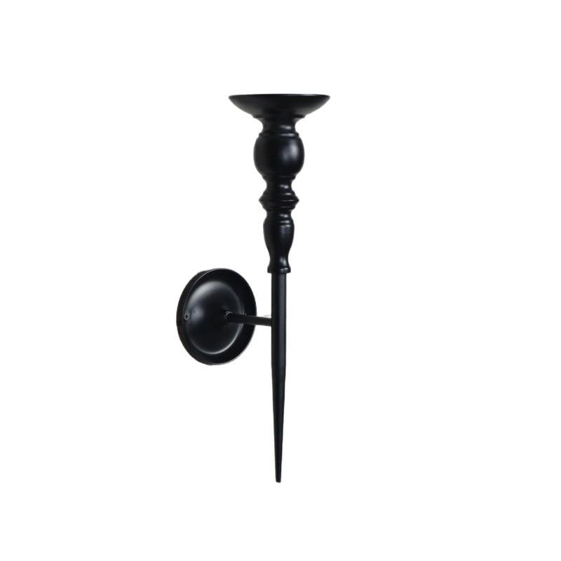 2 Τμχ Κηροπήγιο Τοίχου, Μεταλλικό Κηροπήγιο Τοίχου Σχέδιο Σκήπτρο, Διακόσμηση Τοίχου Σπιτιού για Σαλόνι, Μπάνιο, Τραπεζαρία