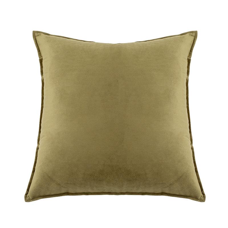 New Solid Color Dutch Velvet Edged Pillowcase Color Combination Sofa Cushion Pillowcase