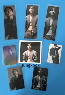 [USED] BTS Jungkook 2 Types of Stickers, Hologram Photo Card, Square Photo