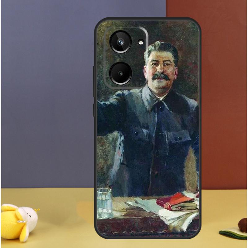 Russian Commander Stalin For Realme C71 C75 C55 C53 C67 C61 C33 C63 C51 C65 15 GT7 Pro 10 11 12 13 14 Pro Plus Case