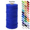 3mm Color Cotton Rope for DIY Handmade Tapestry, Weaving, and Drawstring Projects
