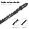 40pcs Reciprocating Jigsaw Blades Set T-Shaft HCS Assorted Jig Saw Blades For Wood Metal Plastic Pipe Cutting Woodworking Tool
