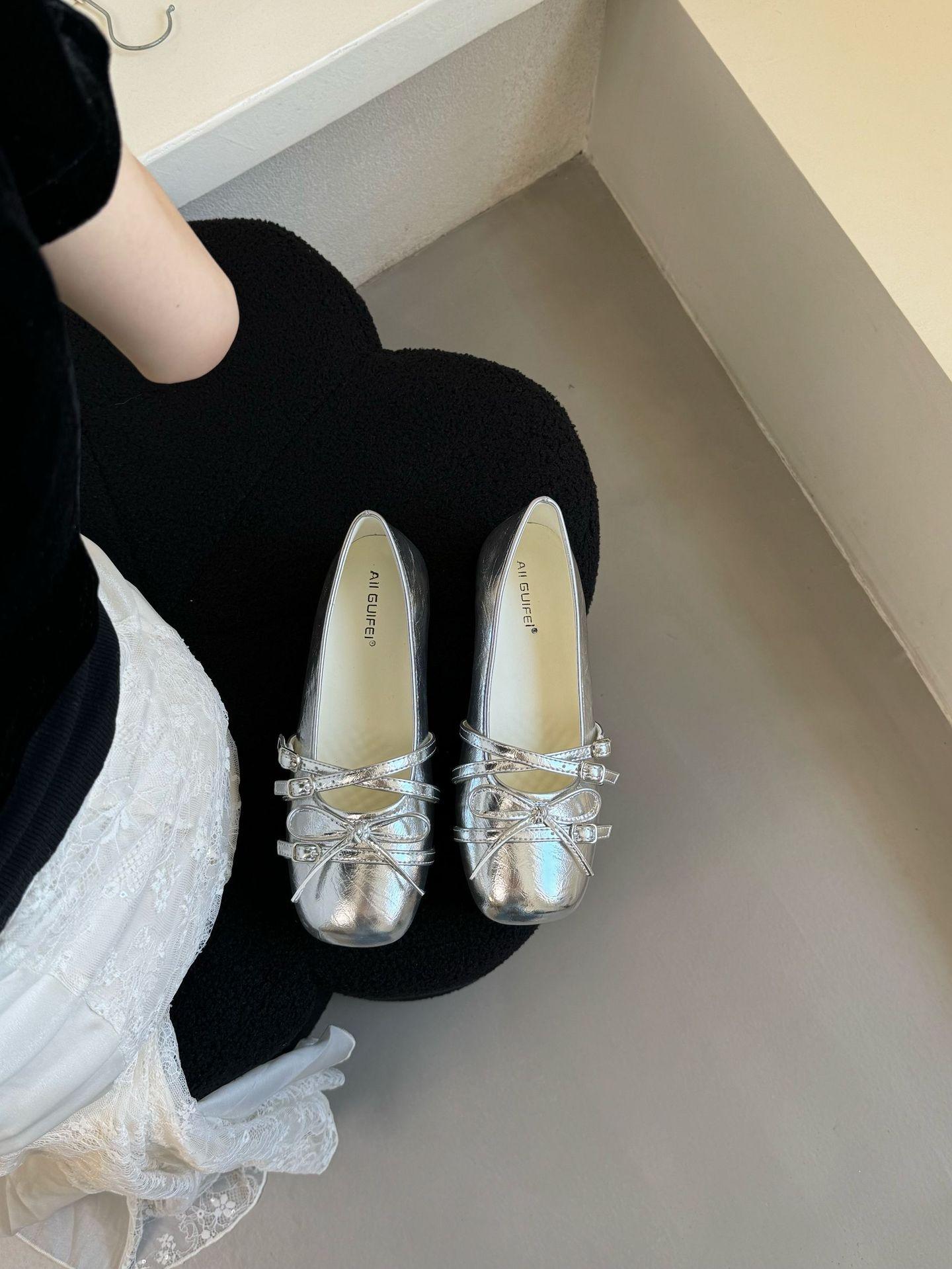 Women s Square Toe Bowknot Ruffled Spring Vintage Style Pumps - Fashionable Footwear 35